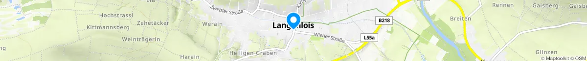 Kartendarstellung des Standorts für Adler Apotheke Langenlois in 3550 Langenlois